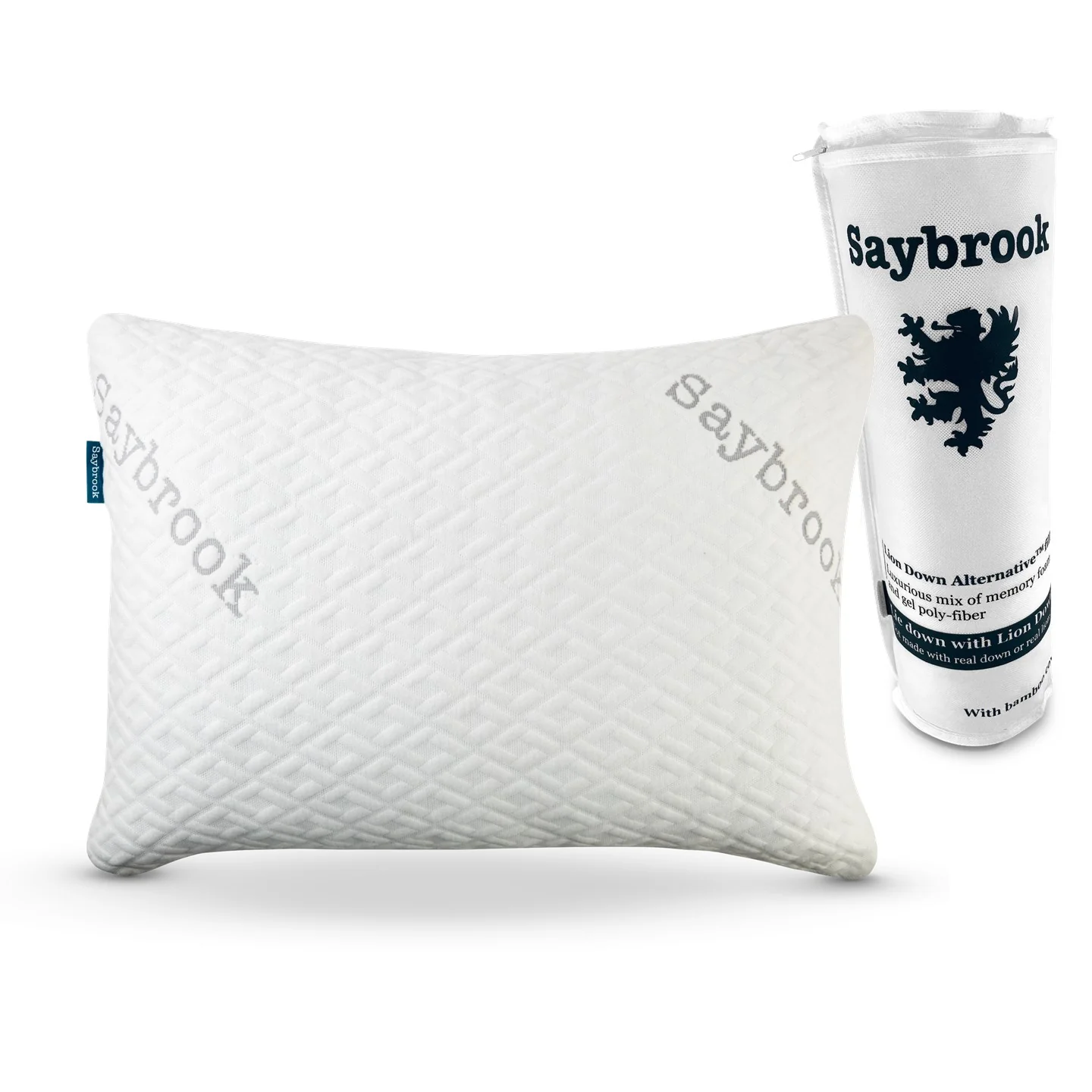 Saybrook adjustable shredded foam pillow
